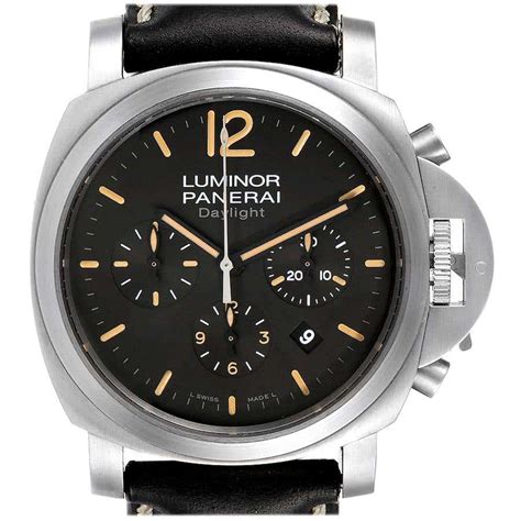 panerai 196 daylight chronograph|Panerai luminor daylight chronograph price.